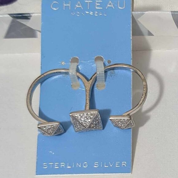 Vintage 80's Chateau Montreal Sterling Silver Jewelry - Picture 3 of 6